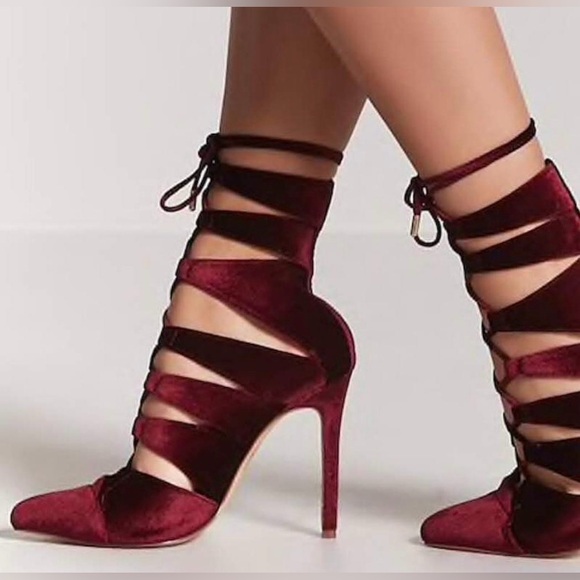 Liliana Lace-up Heels - Picture 2 of 7